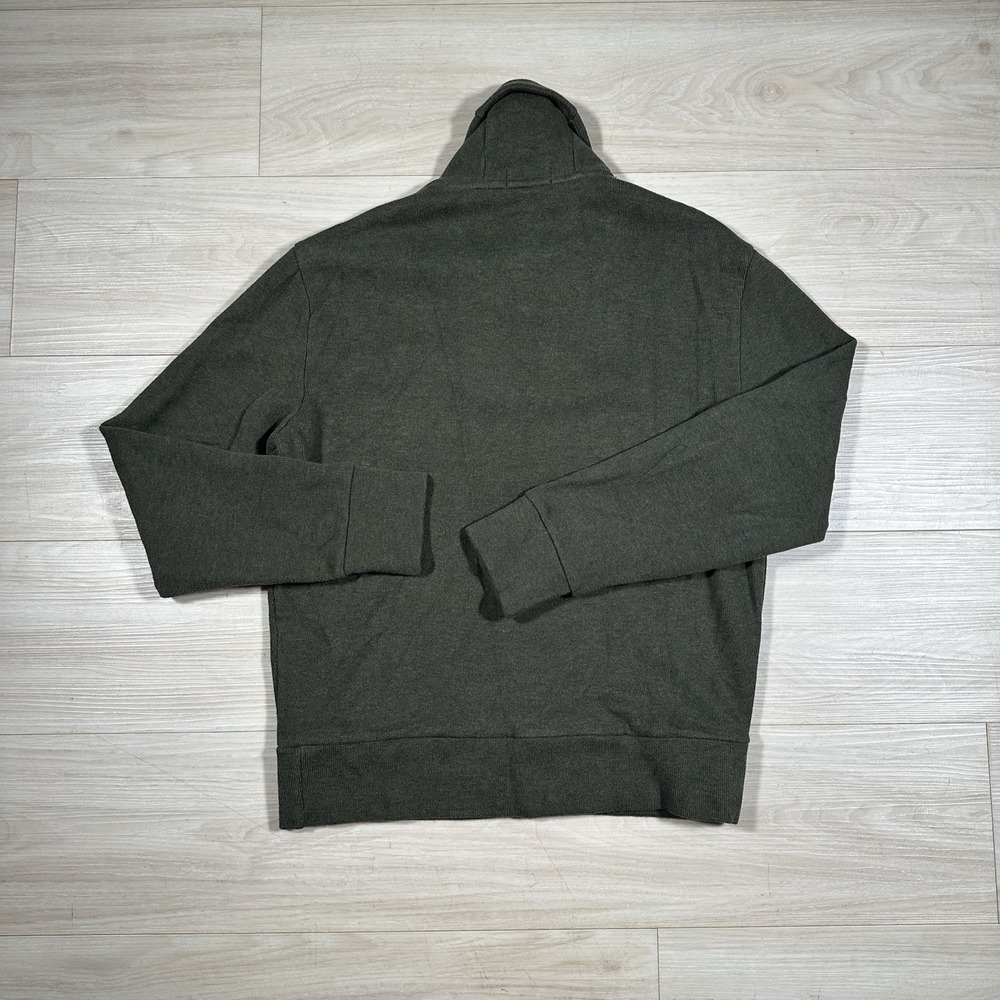 Polo Ralph Lauren Shawl Collar Pullover Sweater Mens Small Green Preppy Heritage - Picture 4 of 10